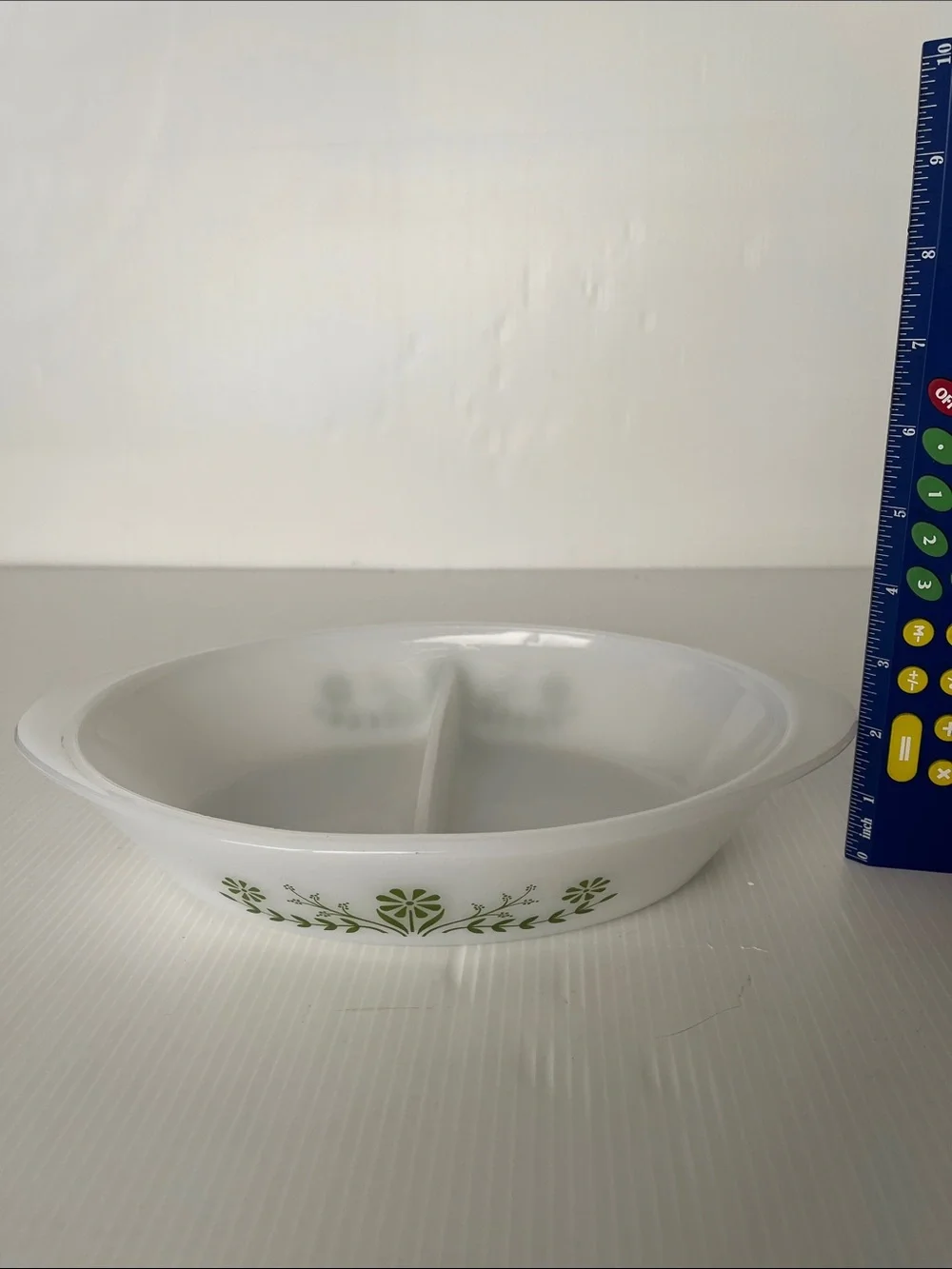 Vintage Glasbake Divided Baking Dish